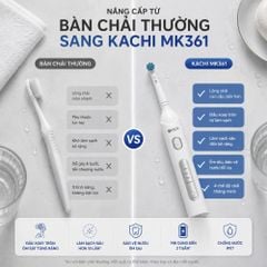 Bàn Chải Điện Đầu Xoay Tròn Kachi MK361