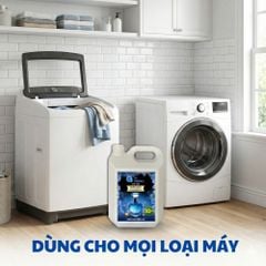 Nước giặt Dr. Cleany 10KG (Xanh) - Chuyên dụng giặt ủi, Sạch sâu MK
