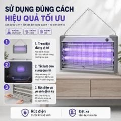 ĐÈN BẮT MUỖI VÀ DIỆT CÔN TRÙNG CAO CẤP KACHI (MODEL MK457 / MK458 / MK459 / MK460) – CÔNG NGHỆ BẪY ÁNH SÁNG KÉP DUAL LIGHT TRAP, AN TOÀN TUYỆT ĐỐI