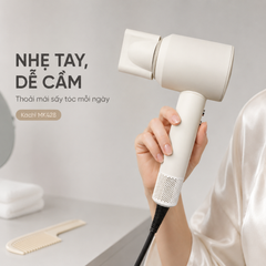 Máy Sấy Tóc Tốc Độ Cao Kachi ION (110.000 vòng/phút) - Sấy Nhanh, Chăm Sóc Tóc Ion Âm, Kiểm Soát Nhiệt NTC