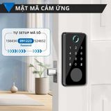  Khóa Cửa Thông Minh Kachi MK44 – Mở Khóa App Tuya + Vân tay + Chìa khóa + Thẻ từ + Mã số 