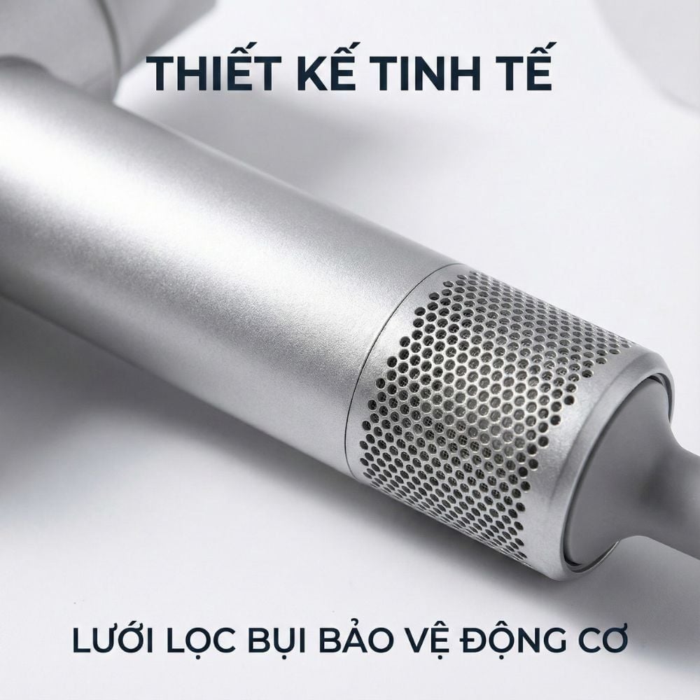 Máy Sấy Tóc Tốc Độ Cao Kachi ION (110.000 vòng/phút) - Sấy Nhanh, Chăm Sóc Tóc Ion Âm, Kiểm Soát Nhiệt NTC