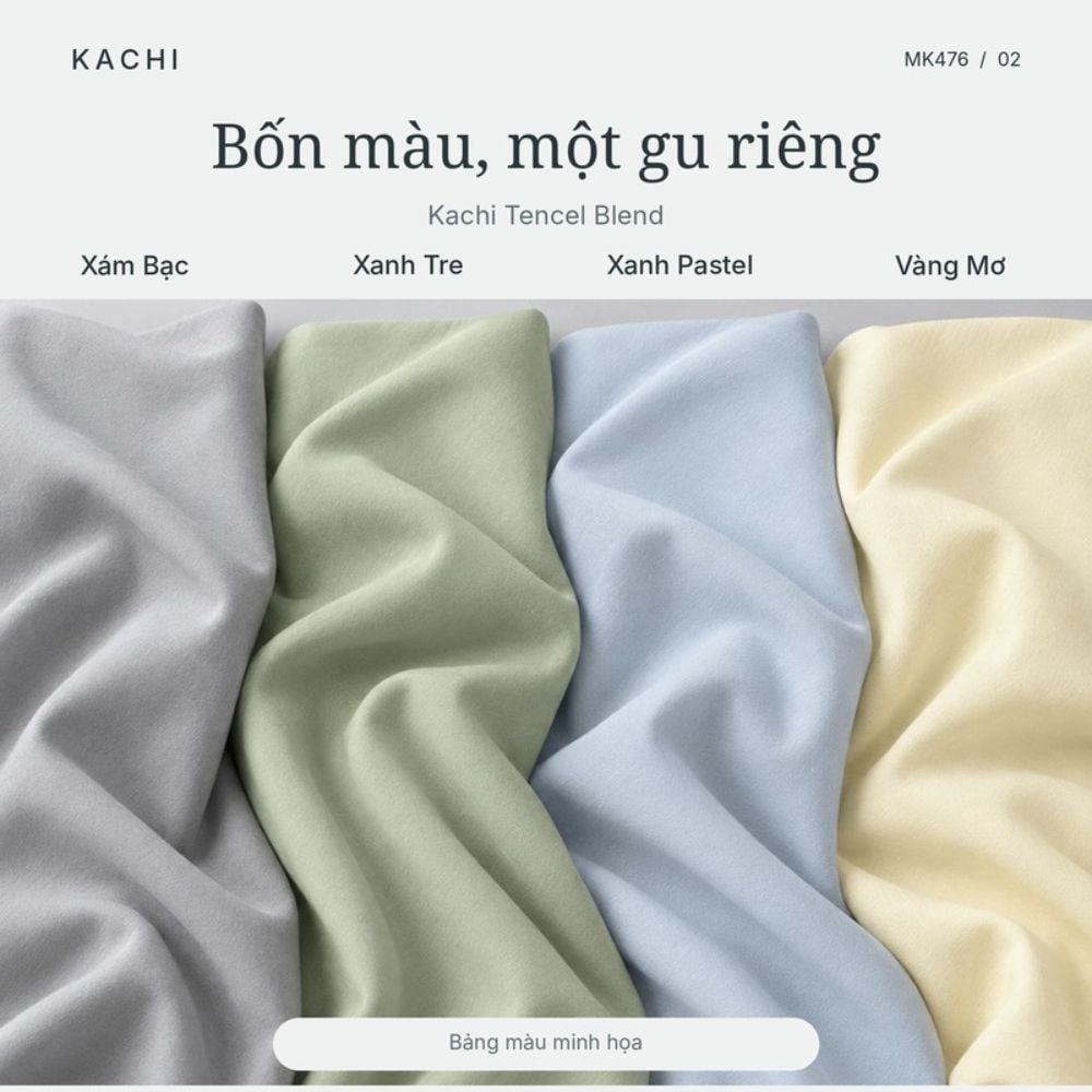Vỏ gối Kachi Tencel Blend MK476/MK480 – hình ảnh chi tiết 5