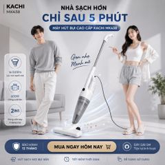 Máy Hút Bụi Cầm Tay Kachi MK438 600W - Lực Hút Mạnh Mẽ, Thiết Kế Linh Hoạt, Sạch Mọi Ngóc Ngách