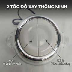 Máy Xay Mini Mishio MK389 - Dung Tích 0.8L, Xay Đồ Ăn Dặm, Gia Vị, Đồ Khô, Công Suất 250W Mạnh Mẽ