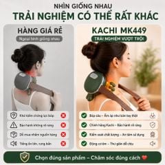 Máy Massage Cổ Vai Gáy Kachi MK449 - Giải Pháp Thư Giãn Hoàn Hảo