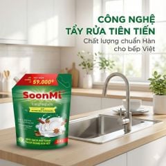 Nước rửa chén hương Quế Soonmi túi lớn 3.8L MK