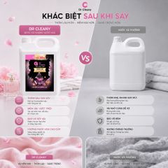 Nước xả Dr Cleany 10KG (Đen) - Lưu Hương Lâu, Mềm Vải | Chuyên Dụng Giặt Ủi MK
