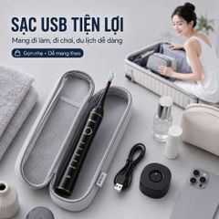 Bàn chải điện Kachi MK455 rung sóng âm dòng cao cấp