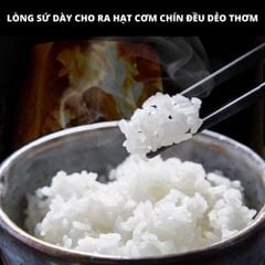 Nồi Cơm Điện Lòng Sứ 1.8Lít Mishio MK402 Không Bong Tróc Men Chống Dính Tự Nhiên