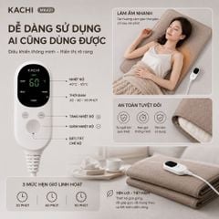 Thảm Chườm Nóng Ngải Cứu Đông Y Kachi MK421 - Giảm Đau Lưng, Vai Gáy Nhanh Chóng Tại Nhà