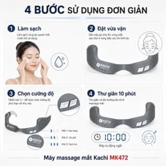Máy Massage Mắt Kachi MK472: Giải Pháp Công Nghệ Đánh Bay Quầng Thâm và Ánh Sáng Đỏ Tăng Sinh Collagen