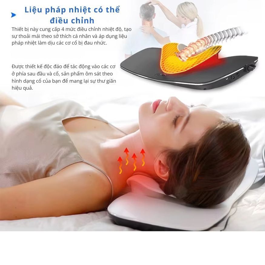 Máy Trị Liệu Cổ Vai Gáy Kachi MK426 - Giải Pháp Giảm Đau Mỏi, Phục Hồi Cột Sống Cổ Tại Nhà