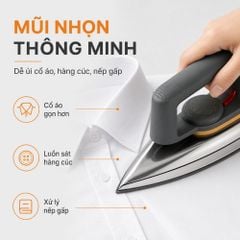 Bàn ủi khô Kachi MK423 1000W - Là phẳng mọi nếp nhăn, an toàn cho mọi loại vải