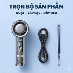 Quạt Sò Lạnh Cầm Tay Kachi MK419: Mát Lạnh Tức Thì, Đánh Tan Nóng Bức!