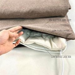 Thảm Chườm Nóng Ngải Cứu Đông Y Kachi MK421 - Giảm Đau Lưng, Vai Gáy Nhanh Chóng Tại Nhà