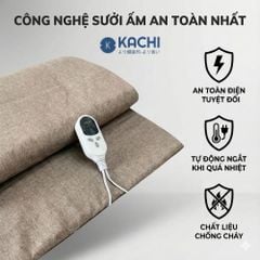 Thảm Chườm Nóng Ngải Cứu Đông Y Kachi MK421 - Giảm Đau Lưng, Vai Gáy Nhanh Chóng Tại Nhà