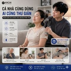 Gậy Massage Kachi MK405 – Súng Massage Cầm Tay Có Tay Nối Dài, Thư Giãn Sâu Từng Nhóm Cơ