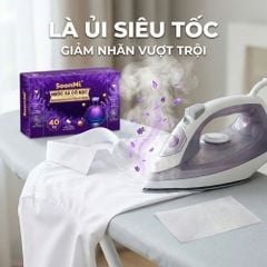 Nước xả cô đặc - Giấy Thơm Quần Áo SoonMi Hương Lavender - Nước Xả Cô Đặc Cho Máy Sấy (Hộp 40 Tờ) MK