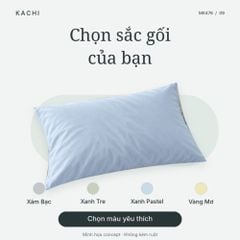 Vỏ gối nằm và vỏ gối ôm Kachi Tencel Blend 50x70cm MK476 MK480 – 4 màu tùy chọn