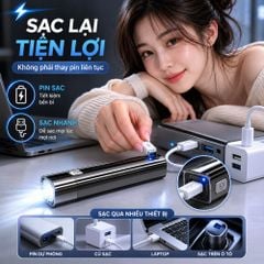 Đèn Pin Sạc Đa Năng Kachi MK425: Soi Rọi Mọi Hành Trình, Bừng Sáng Mọi Cuộc Vui