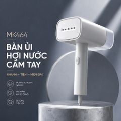 Bàn ủi hơi nước cầm tay Kachi MK464 1400W | Ủi nhanh, nhỏ gọn