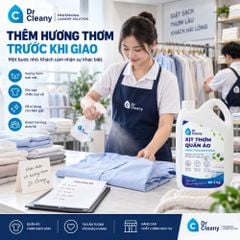 Nước xịt thơm quần áo Dr Cleany 2kg cho tiệm giặt