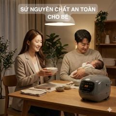 Nồi cơm điện lòng sứ dưỡng sinh 1.2L Mishio MK381