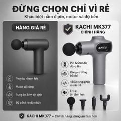 Máy massage cầm tay Kachi MK377 với 9 cấp độ rung