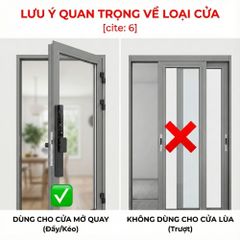 Khóa Thông Minh Kachi MK42 - Chuyên Dụng Cửa Nhôm Xingfa, Cửa Kính | Mở Khóa Qua App Tuya, Vân Tay, Thẻ Từ | Chống Nước IP65