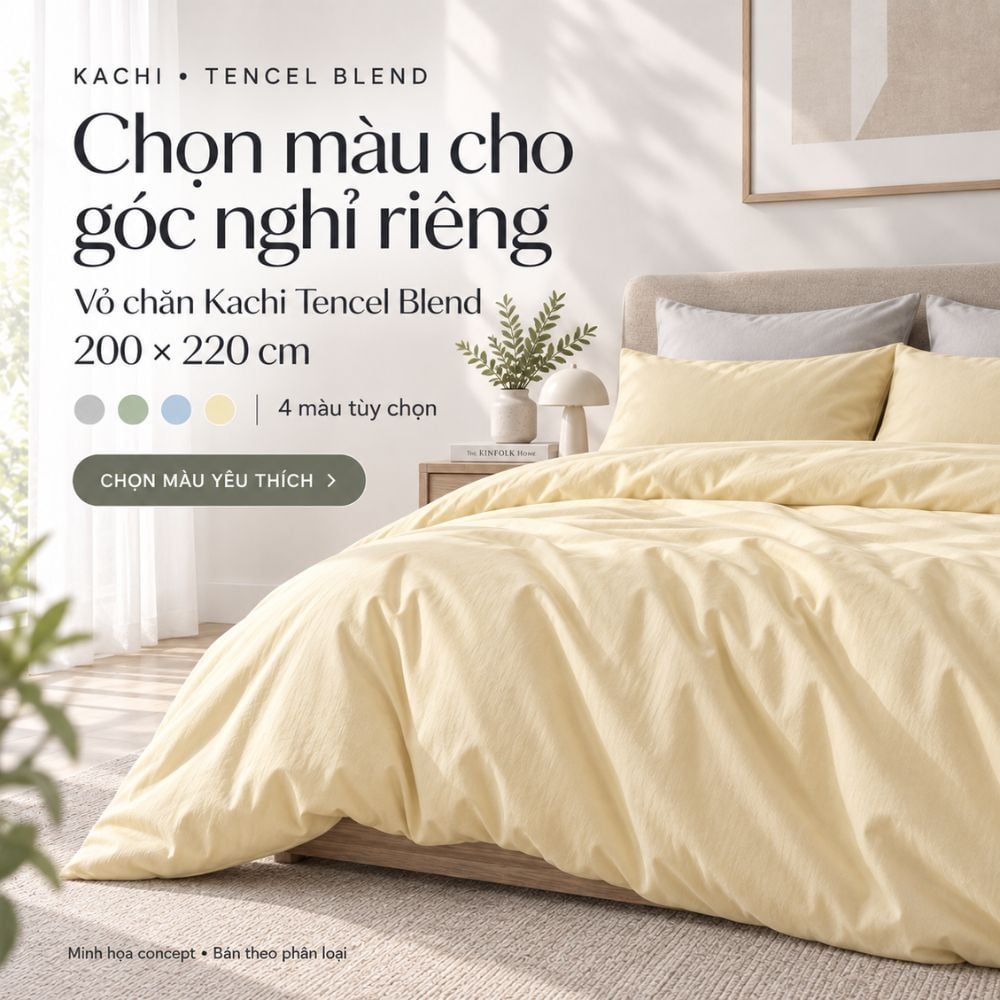 Vỏ chăn Kachi Tencel Blend MK479 – hình ảnh chi tiết 8