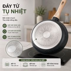 Bộ Nồi Chảo Chống Dính 12 Món Mishio MK468 – Phủ Granite Cao Cấp, Đáy Từ Đa Năng