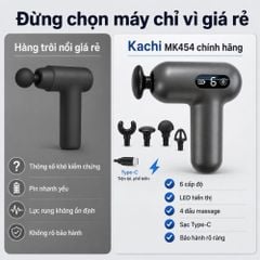 Súng Massage Cầm Tay Kachi MK454 – Giải Pháp Thư Giãn Cơ Chuyên Sâu & Thông Minh
