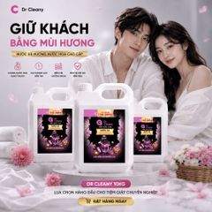 Nước xả Dr Cleany 10KG (Đen) - Lưu Hương Lâu, Mềm Vải | Chuyên Dụng Giặt Ủi MK