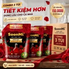 Nước giặt hương nước hoa Soonmi túi lớn 4KG - Dung tích 3.8L MK