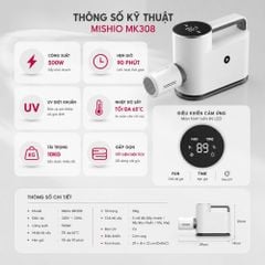 Máy Sấy Quần Áo UV Mishio MK308 – Sấy Khô, Khử Mùi, Hỗ Trợ Khử Khuẩn Cho Cả Gia Đình