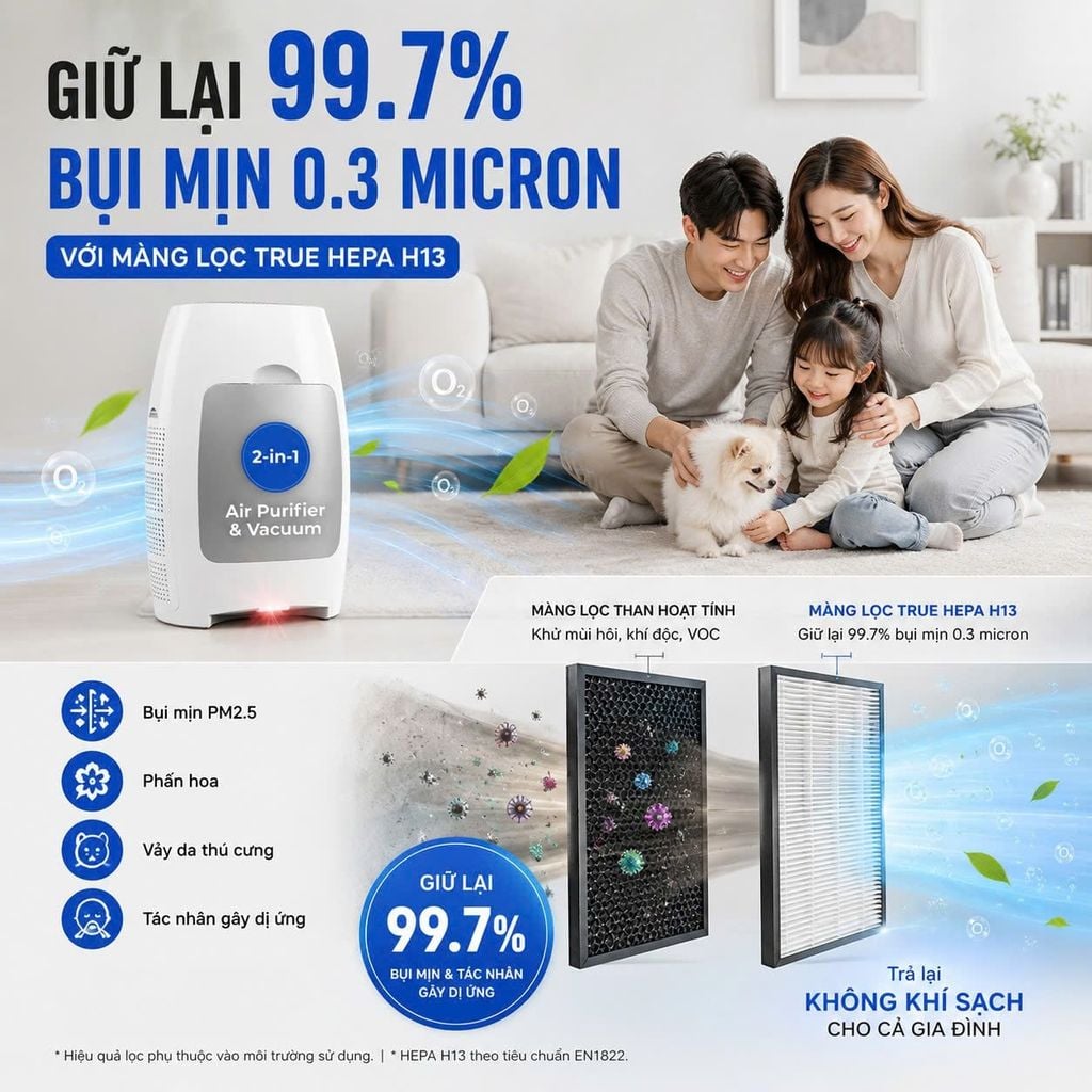 Trạm Hút Rác Quét Nhà Tự Động Kachi MK888: Tích Hợp Máy Lọc Không Khí, Hút Lông Thú Cưng & Hút Tóc Chuyên Dụng