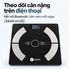 Cân Điên Tử Bluetooth Phân Tích Chỉ Số Cơ Thể Kachi MK223