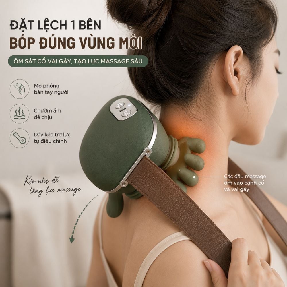 Máy Massage Cổ Vai Gáy Kachi MK449 - Giải Pháp Thư Giãn Hoàn Hảo