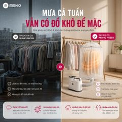 Máy Sấy Quần Áo UV Mishio MK308 – Sấy Khô, Khử Mùi, Hỗ Trợ Khử Khuẩn Cho Cả Gia Đình