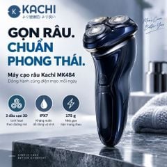 Máy cạo râu Kachi MK484 – 3 đầu cạo linh hoạt 3D, chống nước IPX7