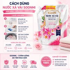 Nước Xả Soonmi 3kg: Bí Quyết Quần Áo Mềm Mại, Ngát Hương Suốt 3 Tuần MK