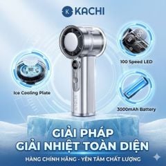 Quạt Sò Lạnh Cầm Tay Kachi MK419: Mát Lạnh Tức Thì, Đánh Tan Nóng Bức!