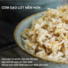 Nồi Cơm Điện Lòng Sứ 1.8Lít Mishio MK402 Không Bong Tróc Men Chống Dính Tự Nhiên
