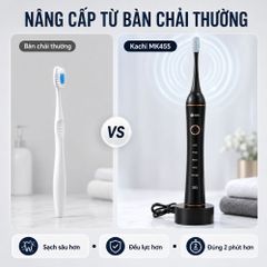Bàn chải điện Kachi MK455 rung sóng âm dòng cao cấp