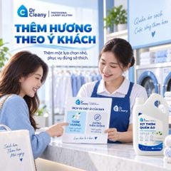Nước xịt thơm quần áo Dr Cleany 2kg cho tiệm giặt