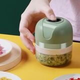  Máy Xay Tỏi Ớt Mini Chạy Pin Mishio MK420 