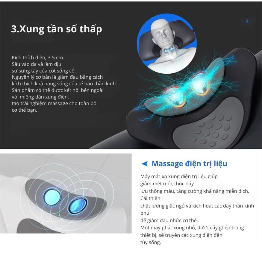 Máy Trị Liệu Cổ Vai Gáy Kachi MK426 - Giải Pháp Giảm Đau Mỏi, Phục Hồi Cột Sống Cổ Tại Nhà