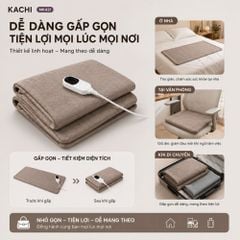 Thảm Chườm Nóng Ngải Cứu Đông Y Kachi MK421 - Giảm Đau Lưng, Vai Gáy Nhanh Chóng Tại Nhà