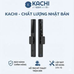 Khóa Thông Minh Kachi MK42 - Chuyên Dụng Cửa Nhôm Xingfa, Cửa Kính | Mở Khóa Qua App Tuya, Vân Tay, Thẻ Từ | Chống Nước IP65